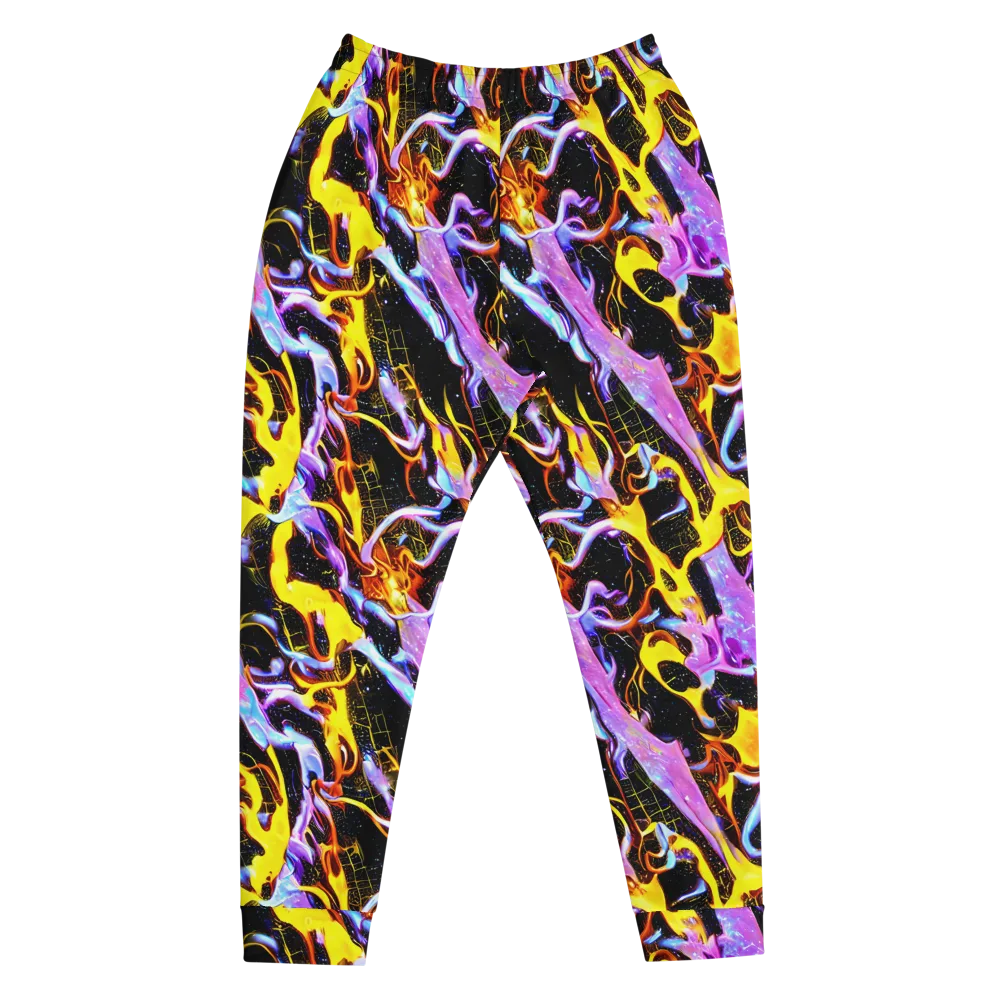 Neon Magma on Men's Joggers — Front