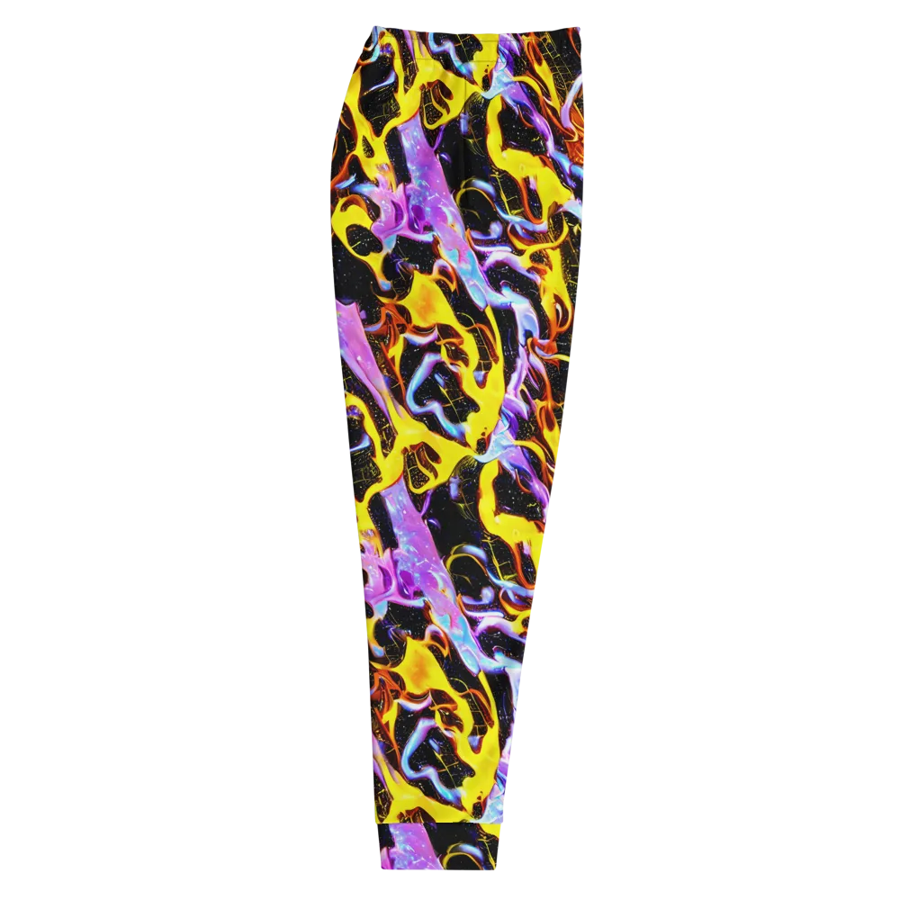 Neon Magma on Men's Joggers — Right