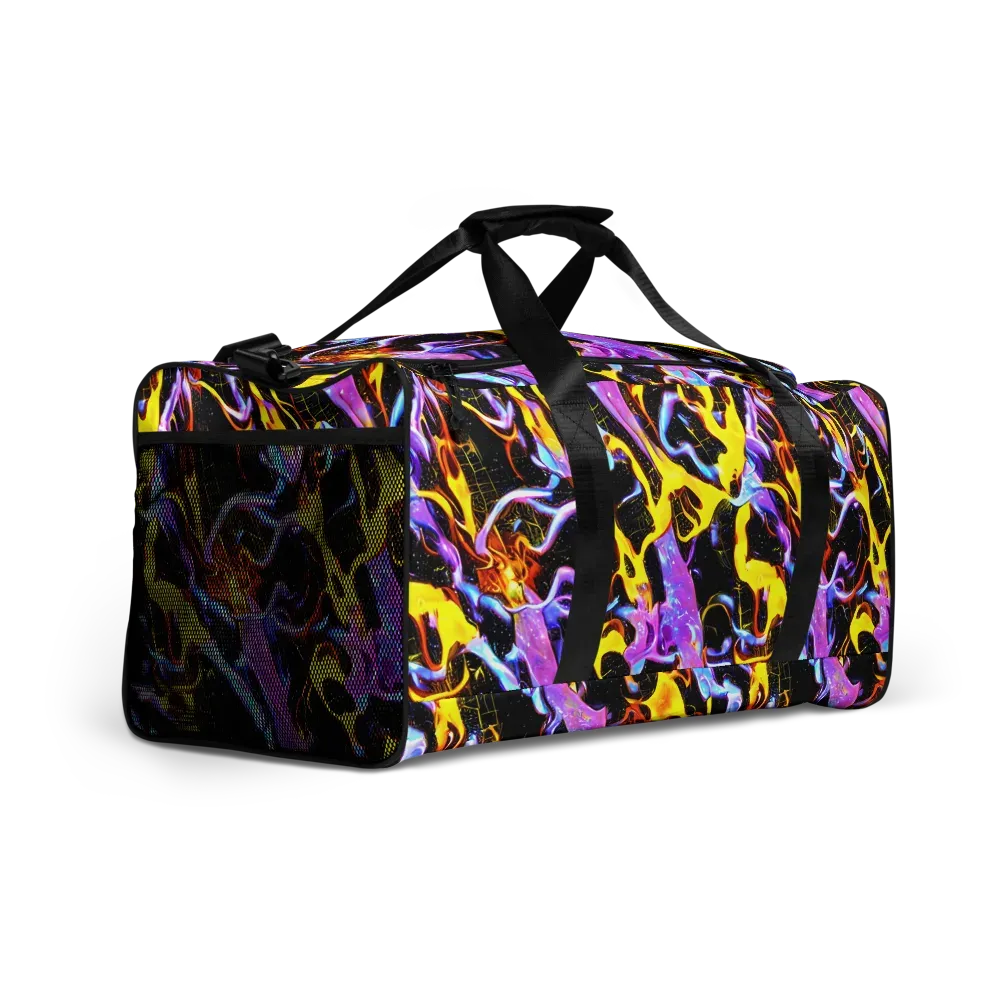 Neon Magma on Duffle Bag — Right Front