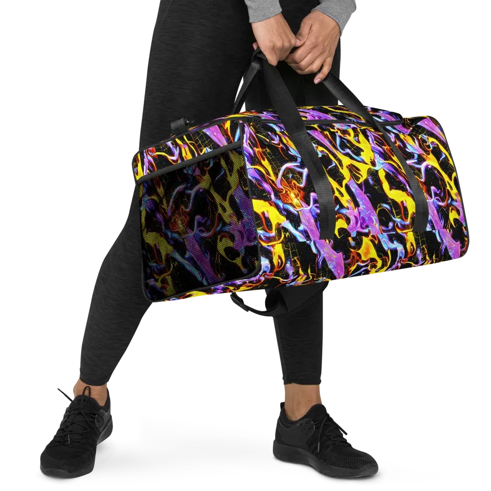 Neon Magma on Duffle Bag — Right Front