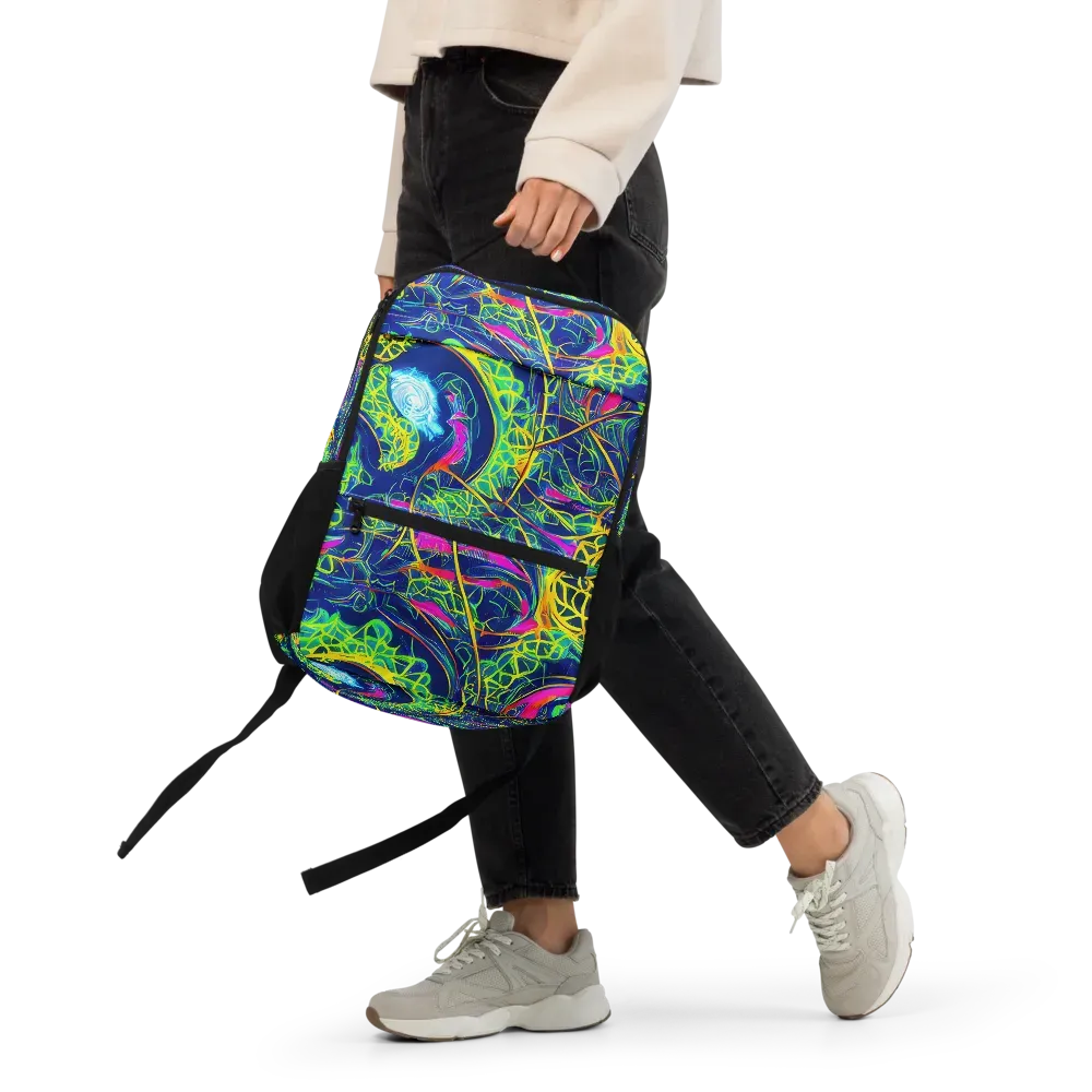 Psychedelic Thicket on Utility Backpack — Front