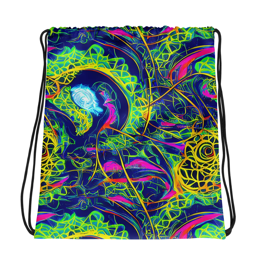 Psychedelic Thicket on Drawstring Bag — Photo