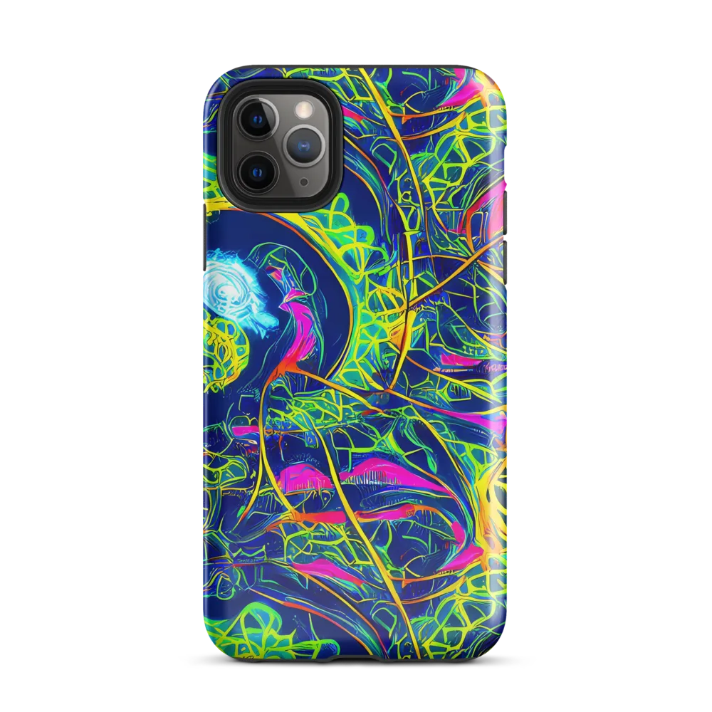 Psychedelic Thicket on Tough Case for iPhone® — Front