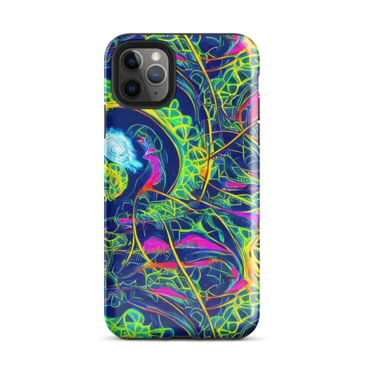 Psychedelic Thicket on a Tough Case for iPhone®
