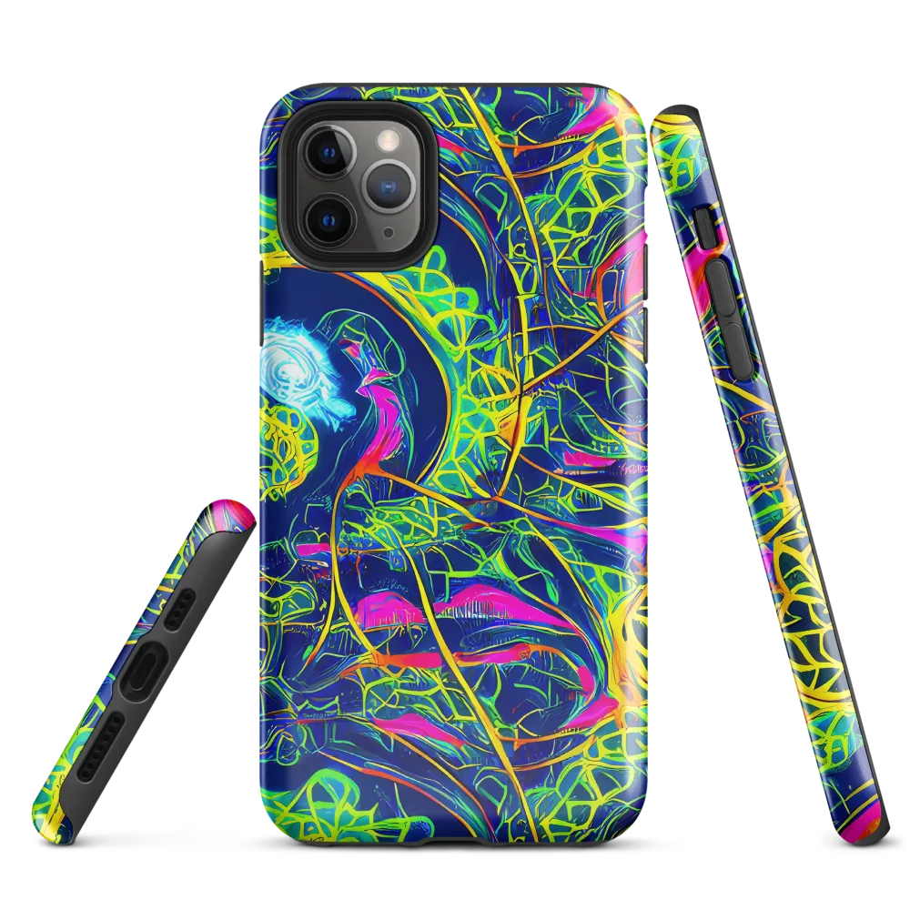 Psychedelic Thicket on Tough Case for iPhone® — Front