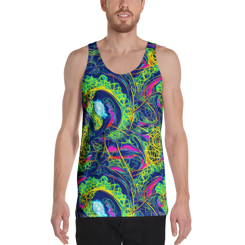 Psychedelic Thicket on Men's Tank Top — Front