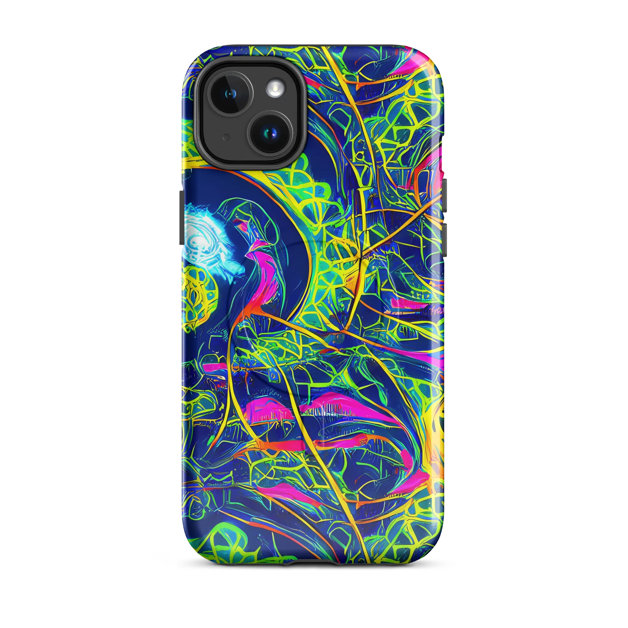 Psychedelic Thicket on MagSafe Tough Case for iPhone® — Front