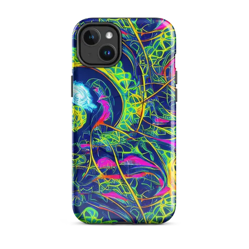Psychedelic Thicket on a MagSafe Tough Case for iPhone®