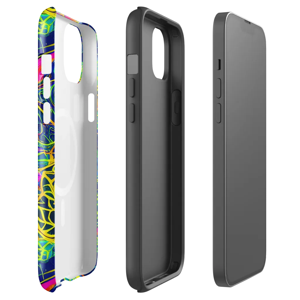 Psychedelic Thicket on MagSafe Tough Case for iPhone® — Front