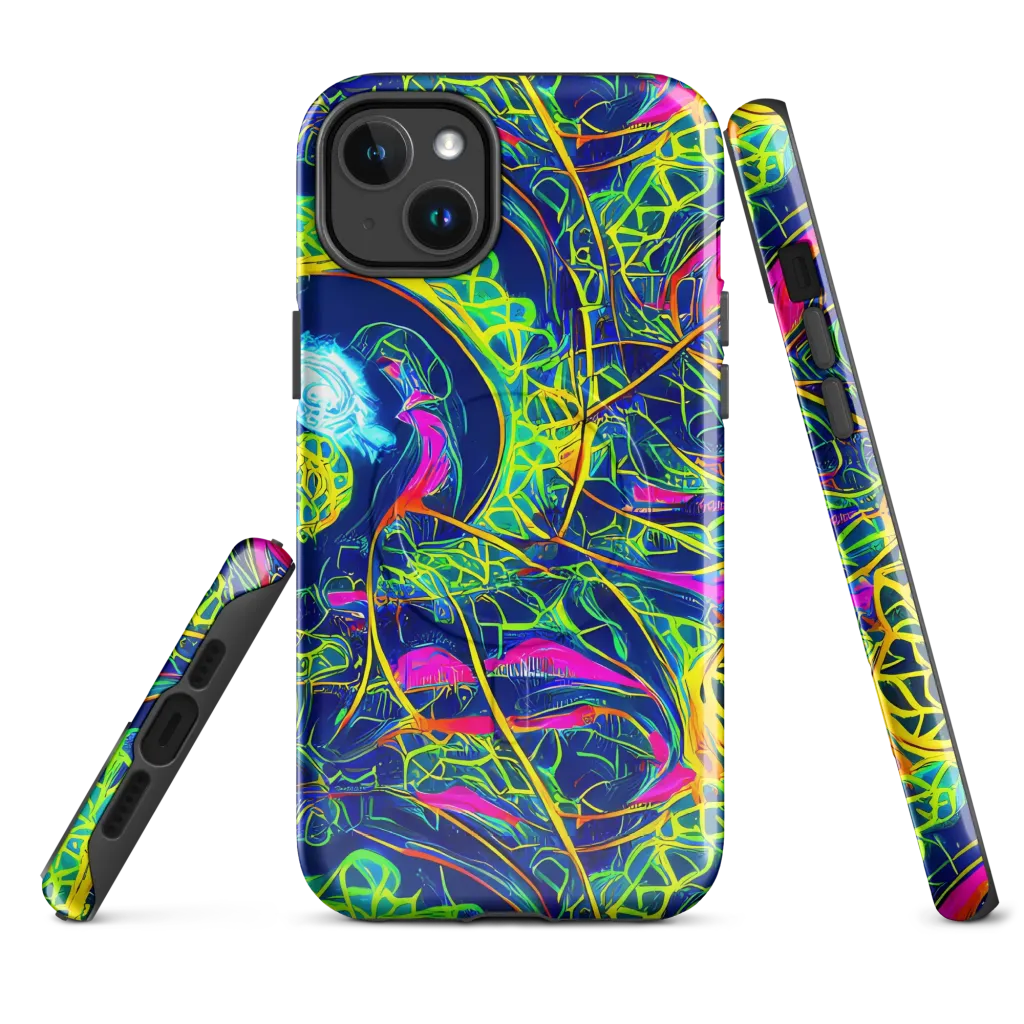 Psychedelic Thicket on MagSafe Tough Case for iPhone® — Front