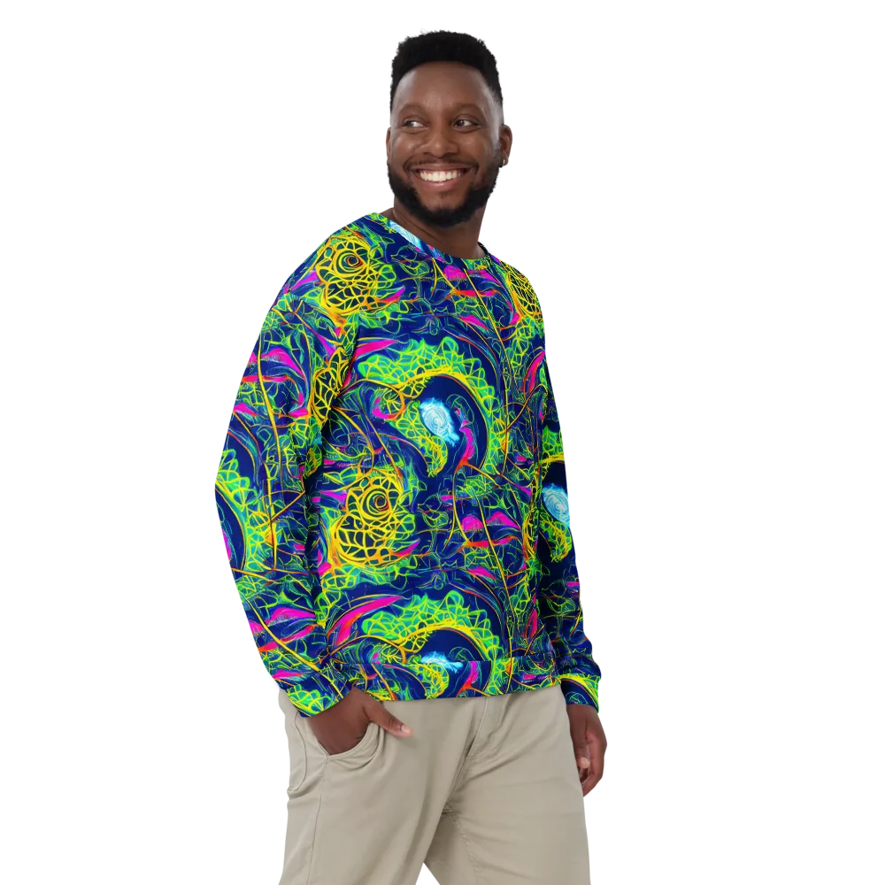 Psychedelic Thicket on Sweatshirt — Front