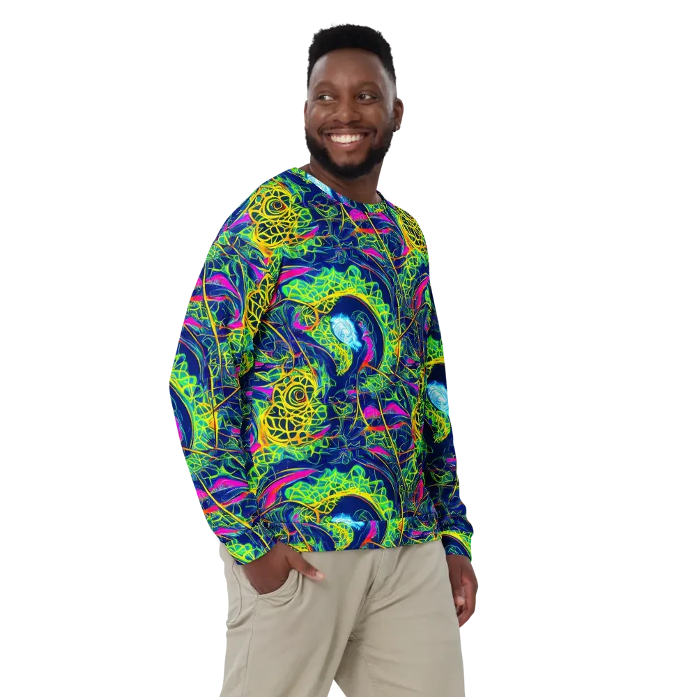 Psychedelic Thicket on Sweatshirt — Front