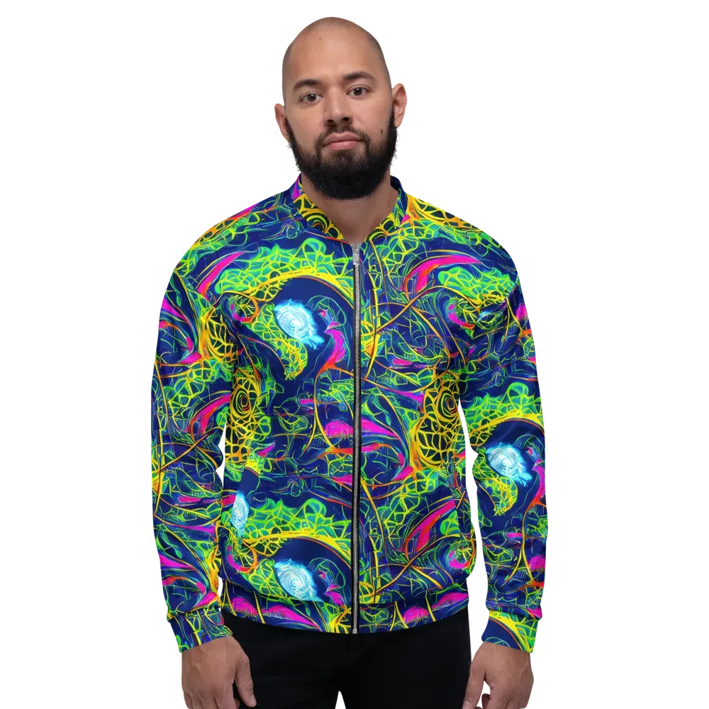 Psychedelic Thicket on Bomber Jacket — Front