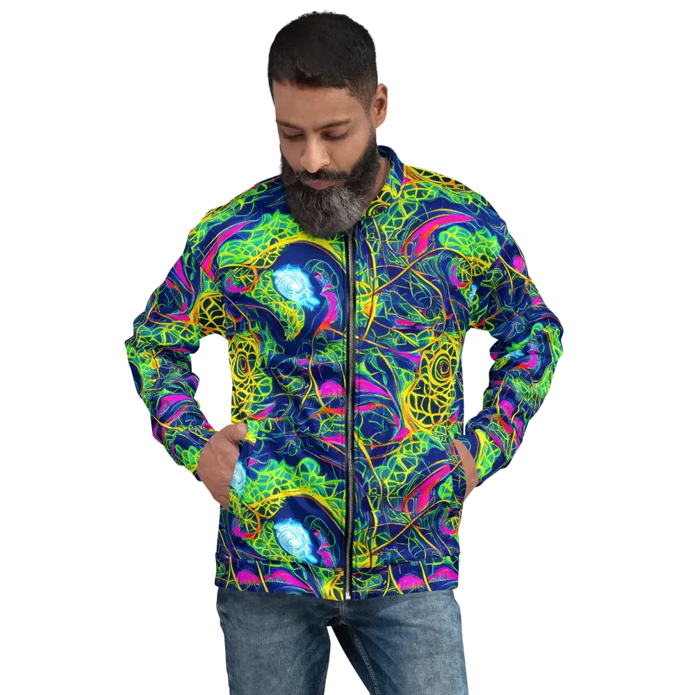 Psychedelic Thicket on Bomber Jacket — Front