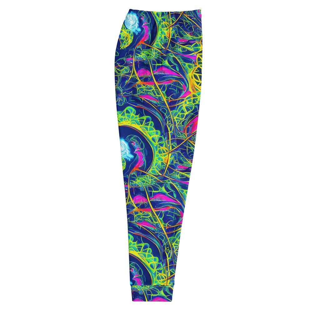 Psychedelic Thicket on Men's Joggers — Right
