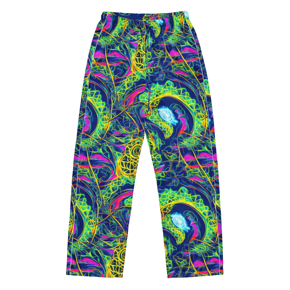Psychedelic Thicket on Women's Pajama Pants — Front