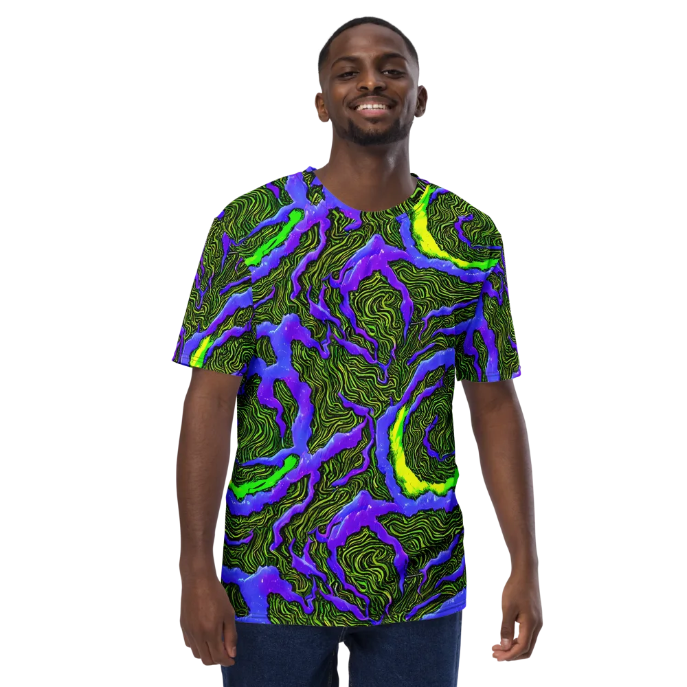 Ultraviolet Wild on Men's Crew Neck T-Shirt — Front