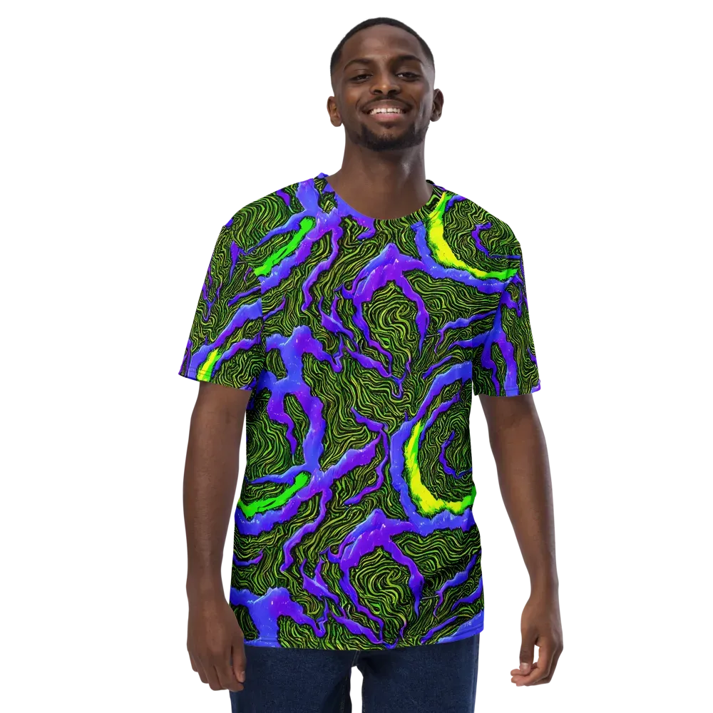 Ultraviolet Wild on Men's Crew Neck T-Shirt — Front