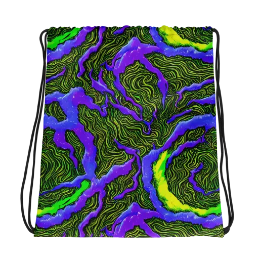 Ultraviolet Wild on a Drawstring Bag