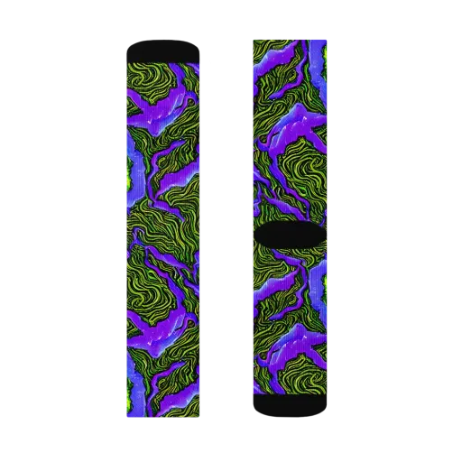 Ultraviolet Wild on a Socks