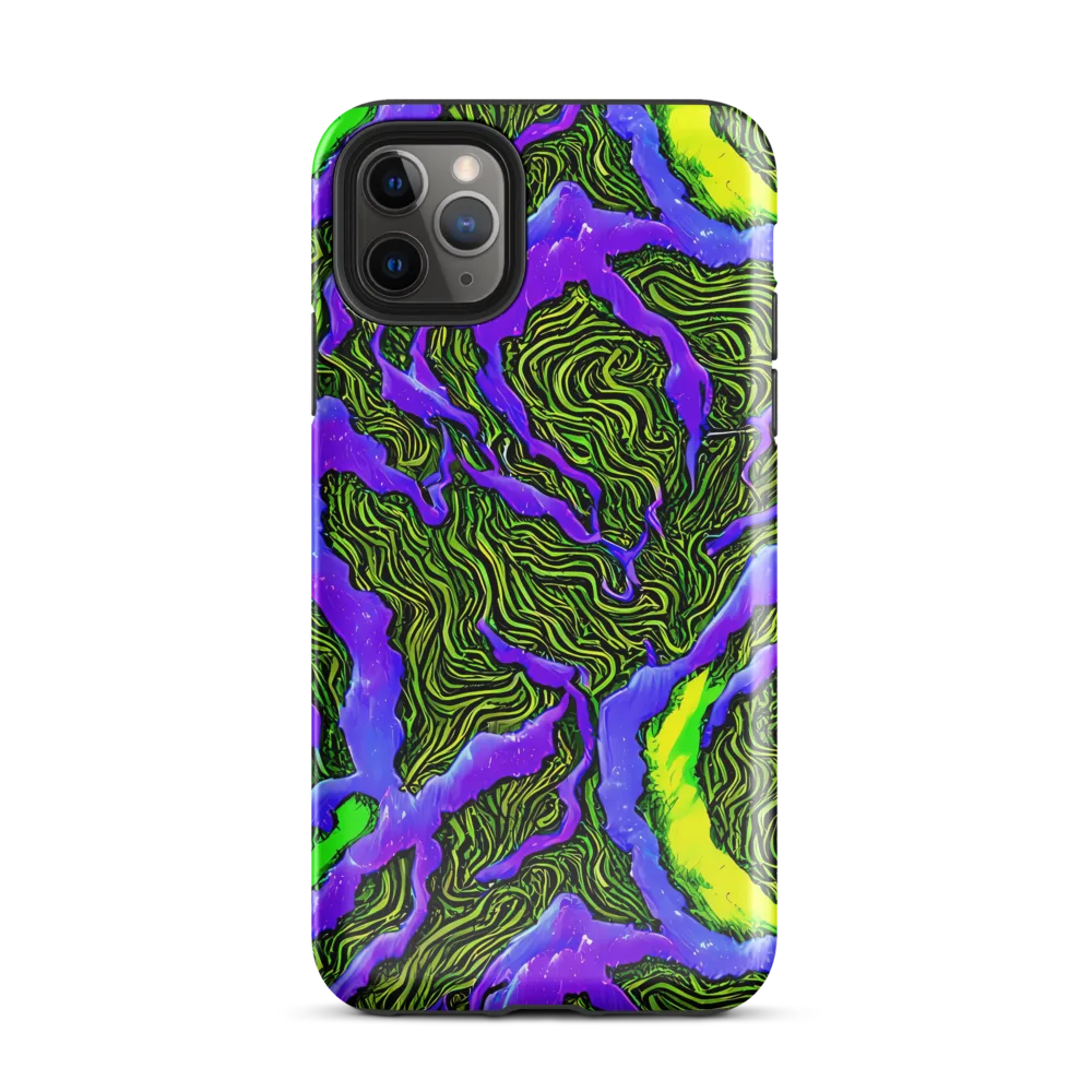 Ultraviolet Wild on Tough Case for iPhone® — Front