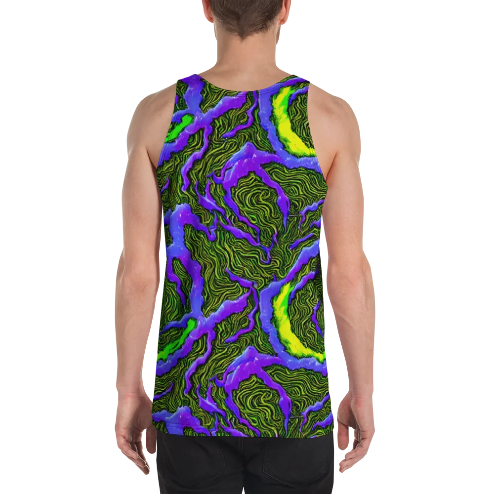 Ultraviolet Wild on Men's Tank Top — Back