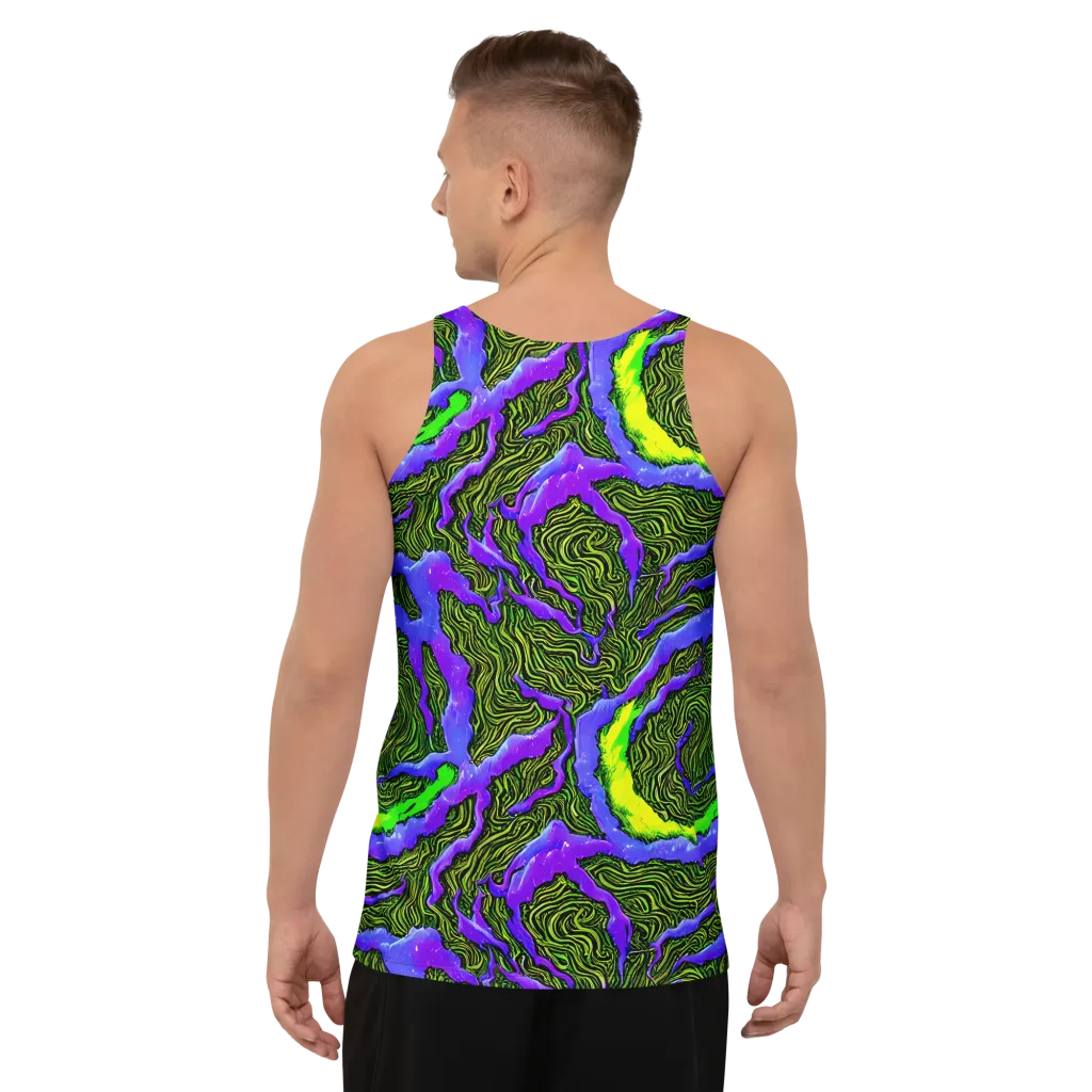 Ultraviolet Wild on Men's Tank Top — Back