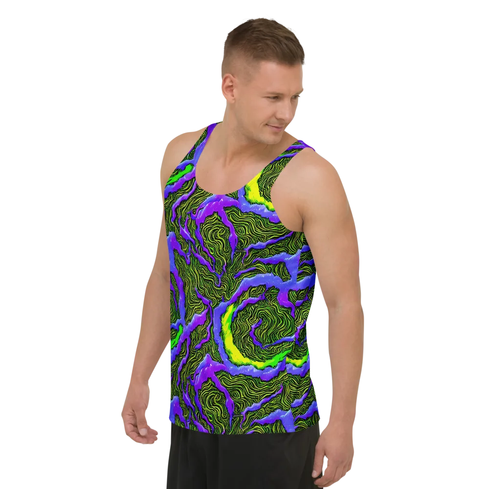 Ultraviolet Wild on Men's Tank Top — Left Front