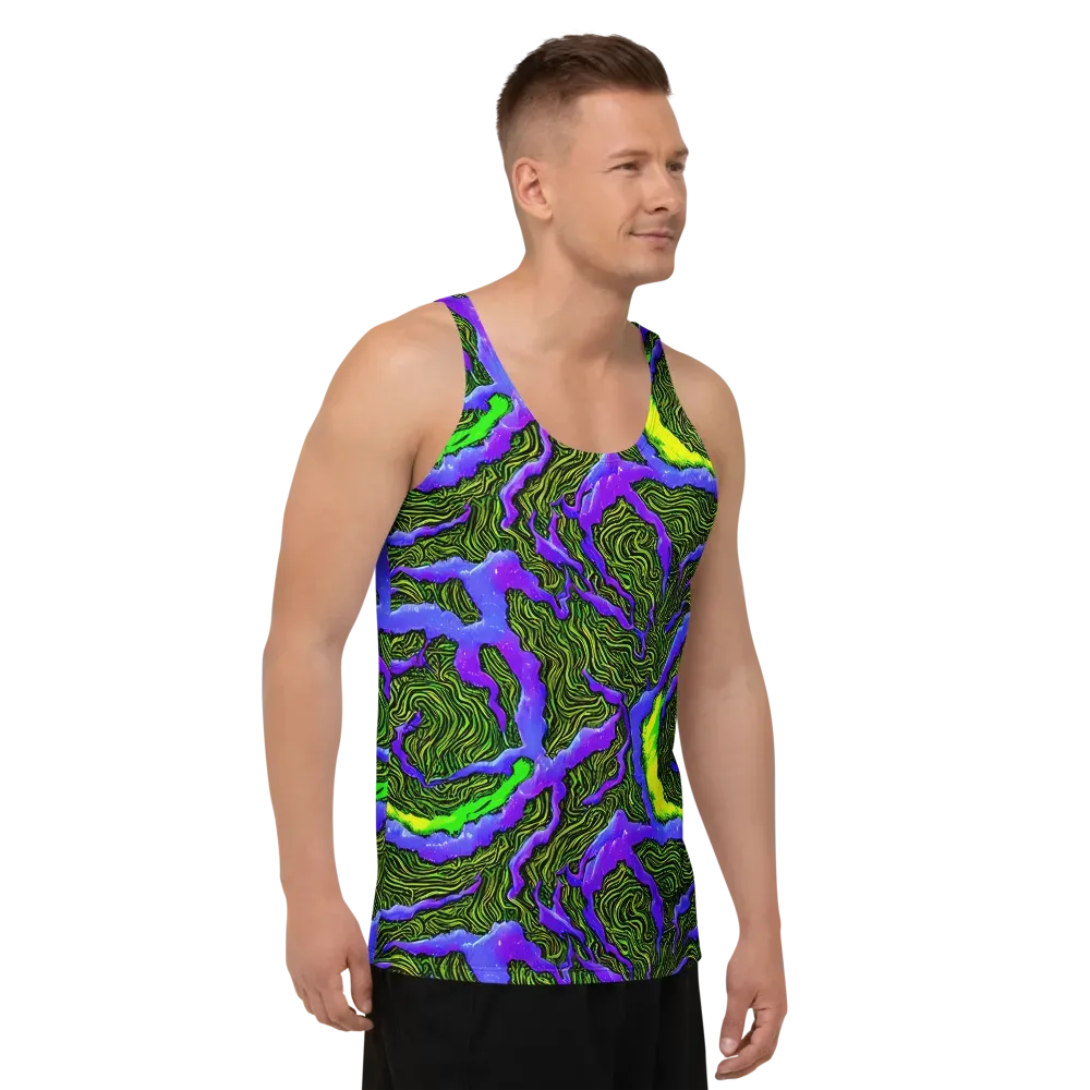 Ultraviolet Wild on Men's Tank Top — Right Front