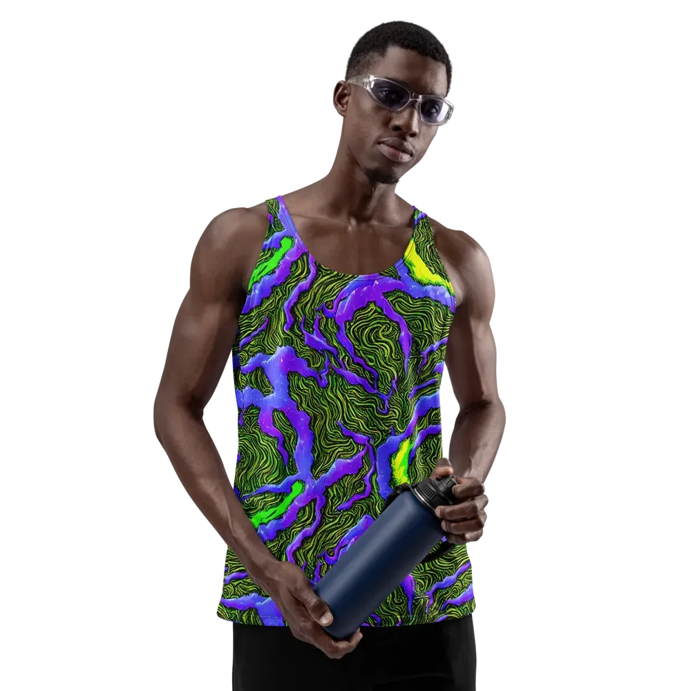 Ultraviolet Wild on Men's Tank Top — Front