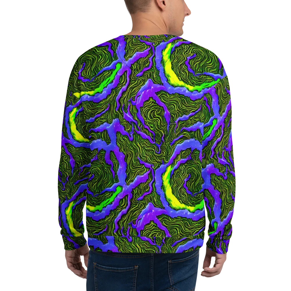 Ultraviolet Wild on Sweatshirt — Back