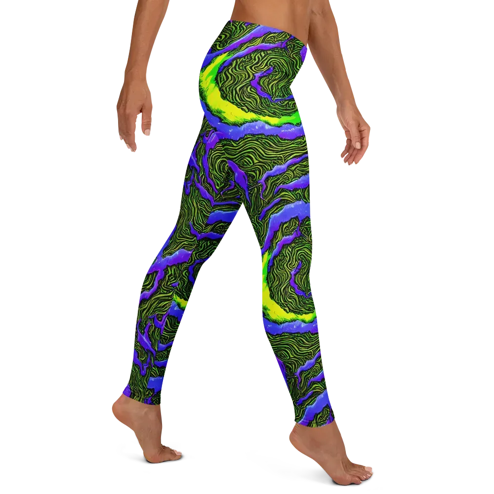 Ultraviolet Wild on Leggings — Right