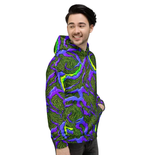 Ultraviolet Wild on a Hoodie
