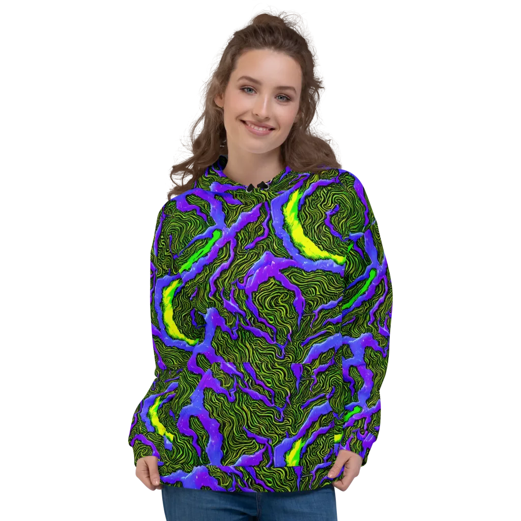 Ultraviolet Wild on Hoodie — Front