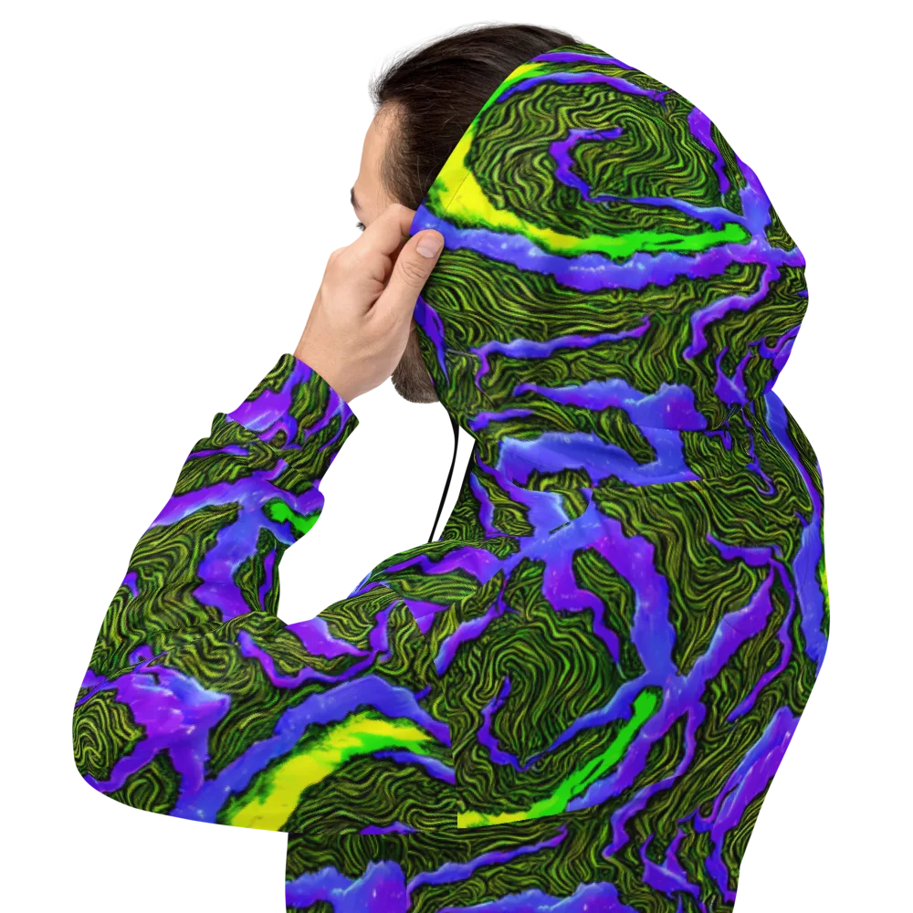 Ultraviolet Wild on Hoodie — Back