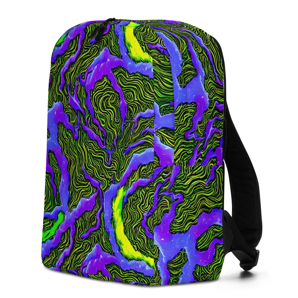 Ultraviolet Wild on Minimalist Backpack — Left