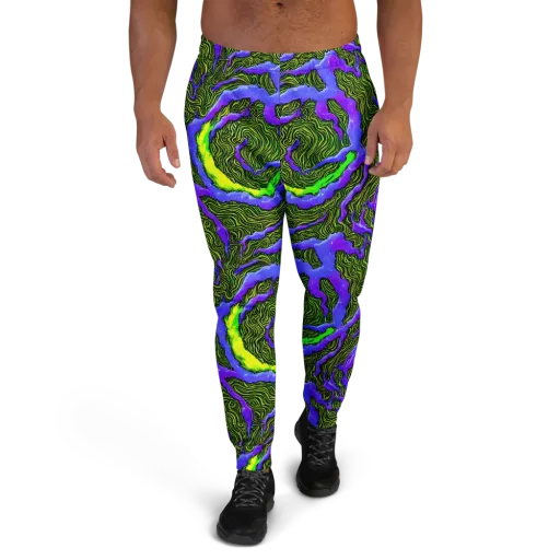 Ultraviolet Wild on a Men's Joggers