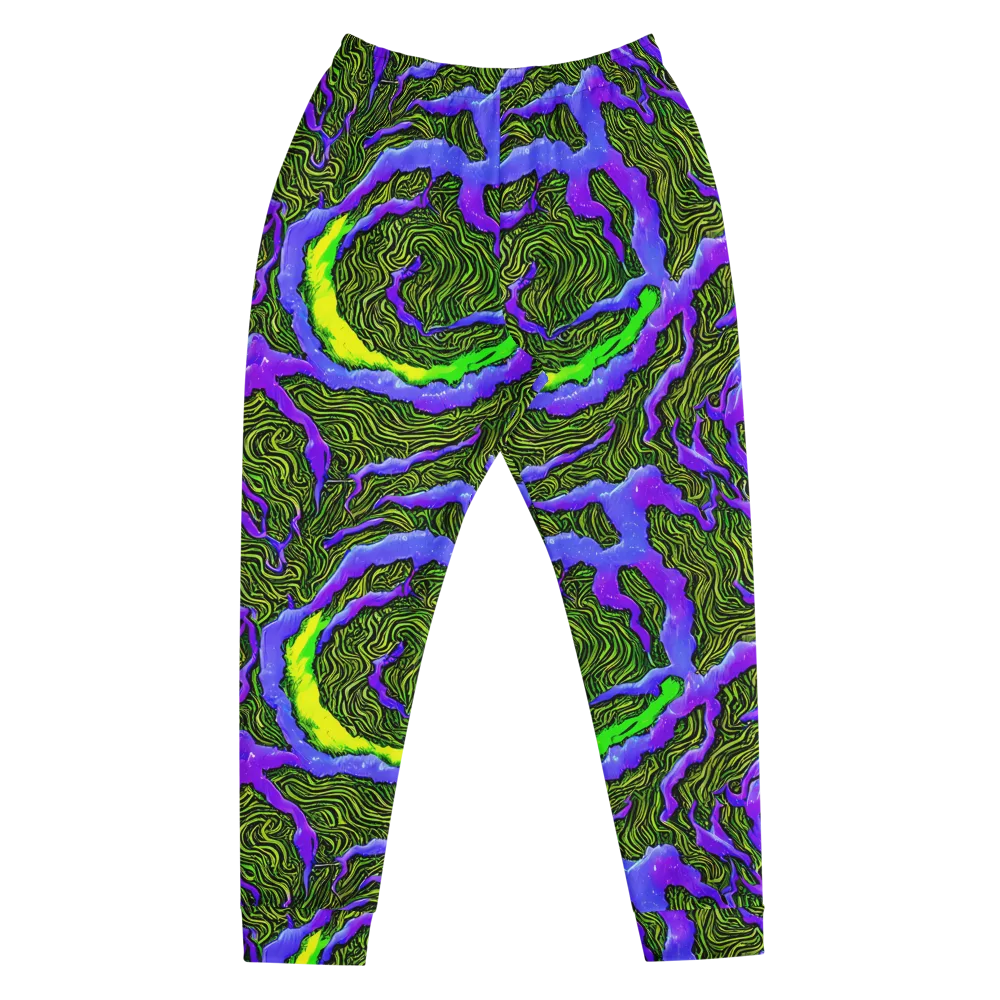 Ultraviolet Wild on Men's Joggers — Front