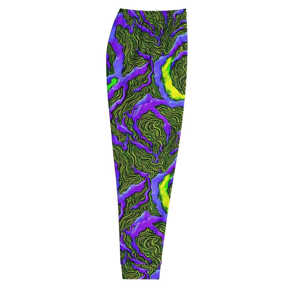 Ultraviolet Wild on Men's Joggers — Right