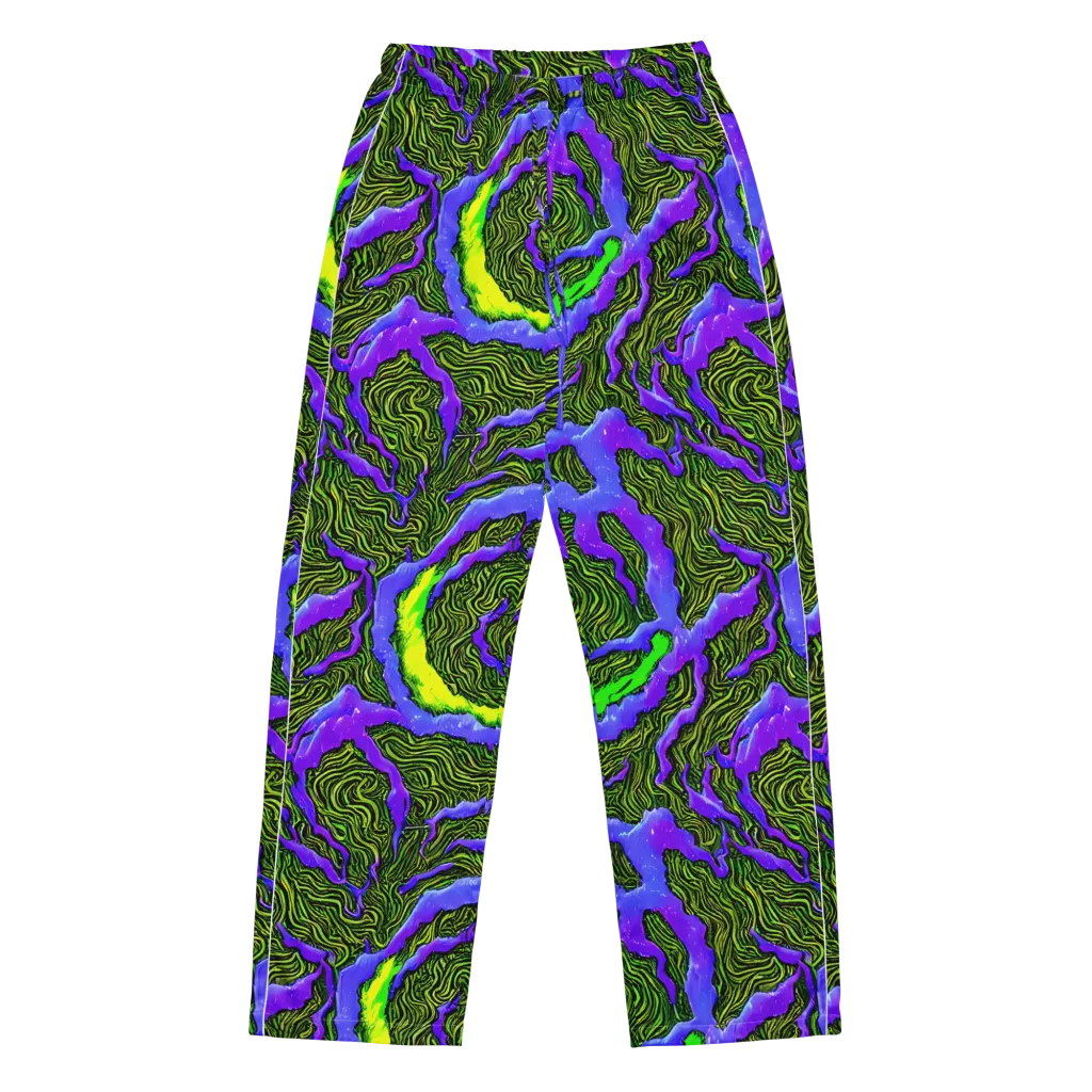 Ultraviolet Wild on Women's Pajama Pants — Front