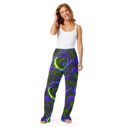 Ultraviolet Wild on a Women's Pajama Pants