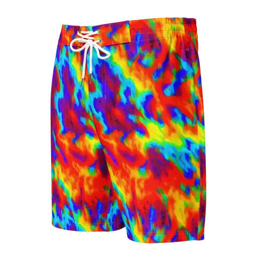 Flame Spectrum on a Men's Board Shorts