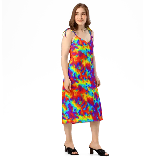 Flame Spectrum on a Slip Dress