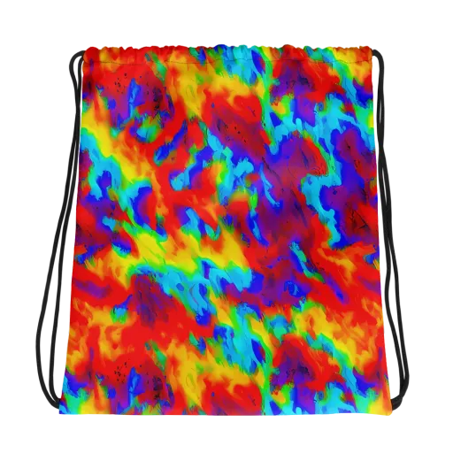 Flame Spectrum on a Drawstring Bag