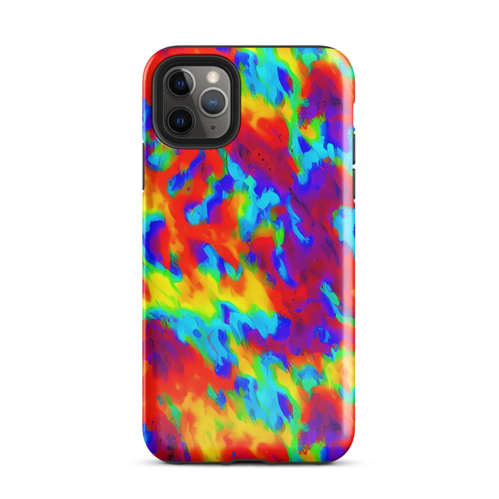 Flame Spectrum on Tough Case for iPhone® — Front