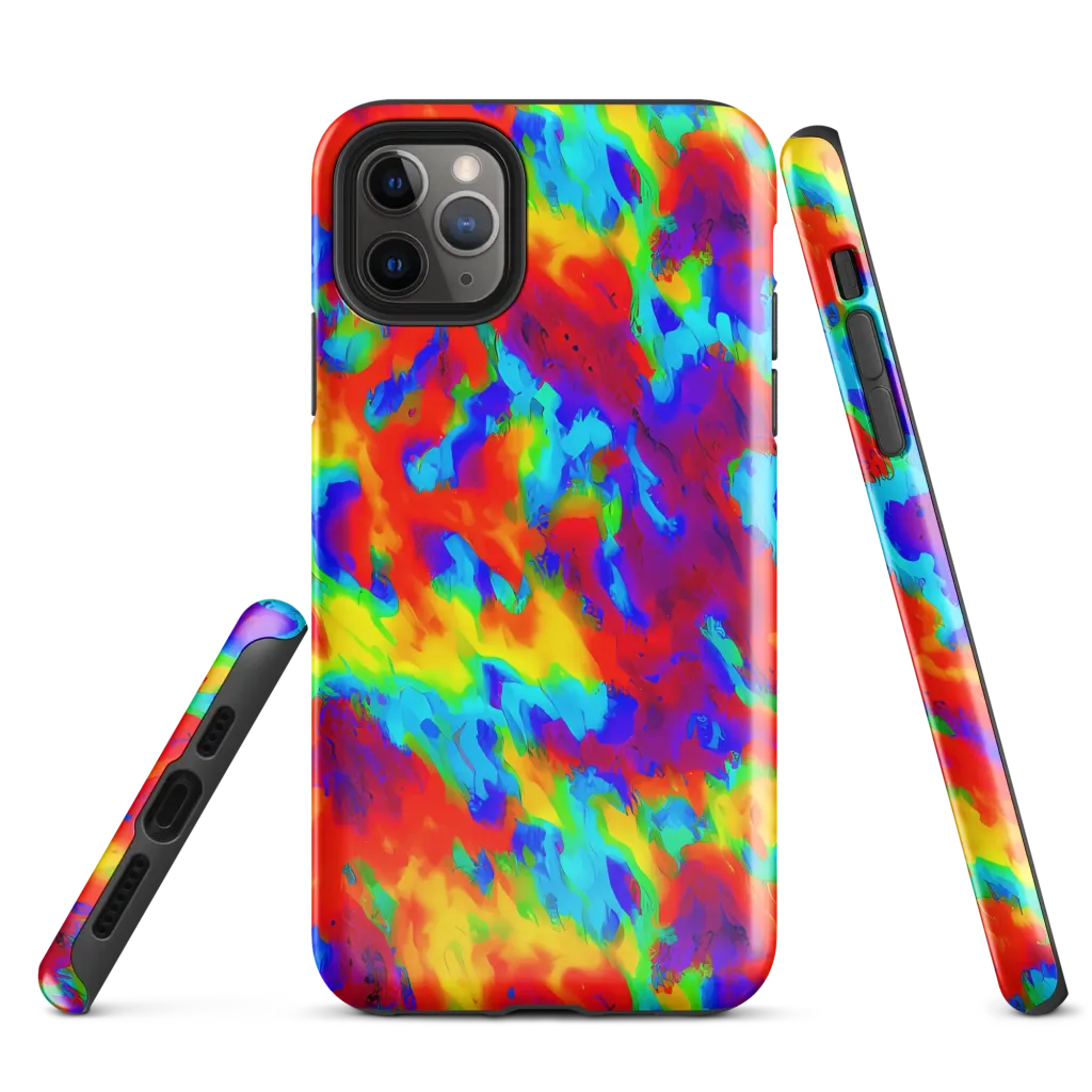 Flame Spectrum on Tough Case for iPhone® — Front