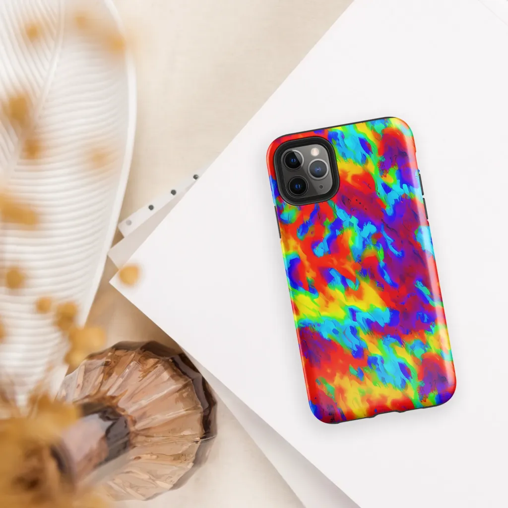 Flame Spectrum on Tough Case for iPhone® — Front