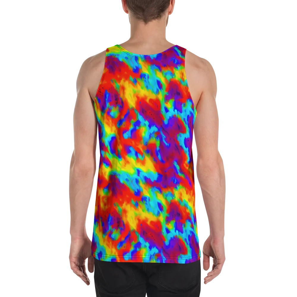 Flame Spectrum on Men's Tank Top — Back