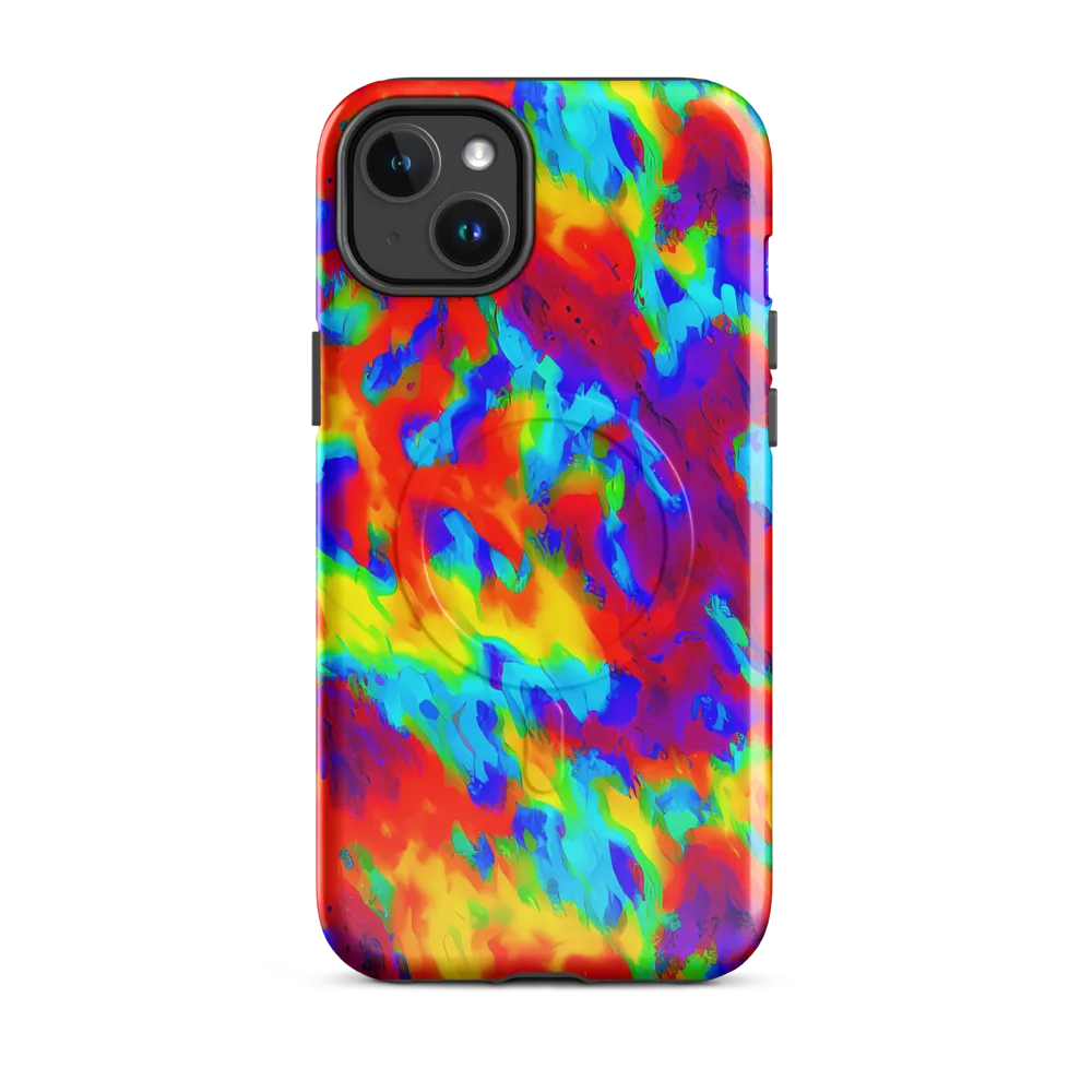 Flame Spectrum on MagSafe Tough Case for iPhone® — Front