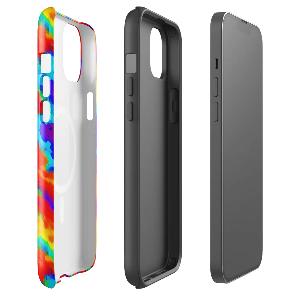 Flame Spectrum on MagSafe Tough Case for iPhone® — Front